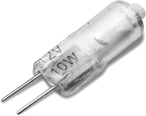 Miniatura 3 de ETOPLIGHTING Paquete de 10 bombillas halógenas, base G4 tipo JC (2 pines), bajo voltaje, 12 voltios, 10 vatios, 10XG4-12V-10W