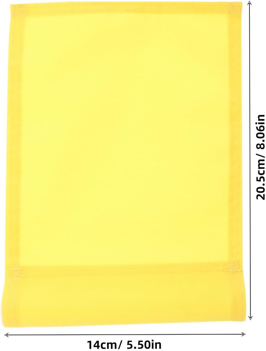 Golf Putting Area Flag Pin with High-visibility Yellow Nylon, Small Practice Target Flag for Training and Competition Golf Accessories