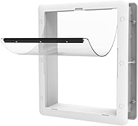 Vista 11 de Hakuna Pets Puerta esencial para mascotas para pantallas, puertas y paredes de hasta 2.8 pulgadas de grosor, para perros de hasta 20 libras