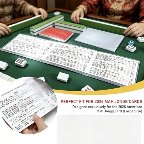 4 Protectores Extra Grandes para Cartas Mahjong 2026 miniatura 4