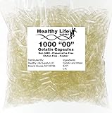 Empty Gelatin Capsules - 1000 Size