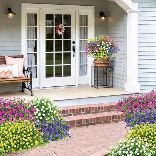 Image of Bassion Artificial Flowers for Outdoors Decoration UV Resistant, Mixed
