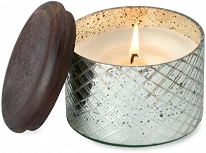 Himalayan Candles Diamond Etched Glass Soy Candle, 8-Ounce, Primrose Hill