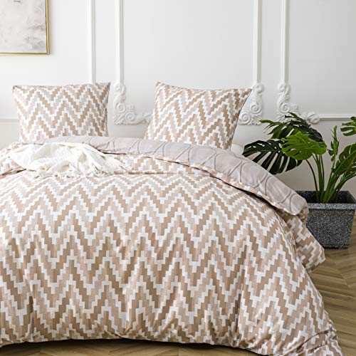 AYA 10 Styles Sets de Housse de Couettes 220x240cm + 2taies d'oreillers 65x65cm Motif 9