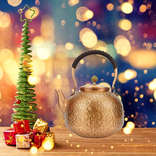 Handmade Solid Copper Tea Pot Kettle Stovetop Teapot
