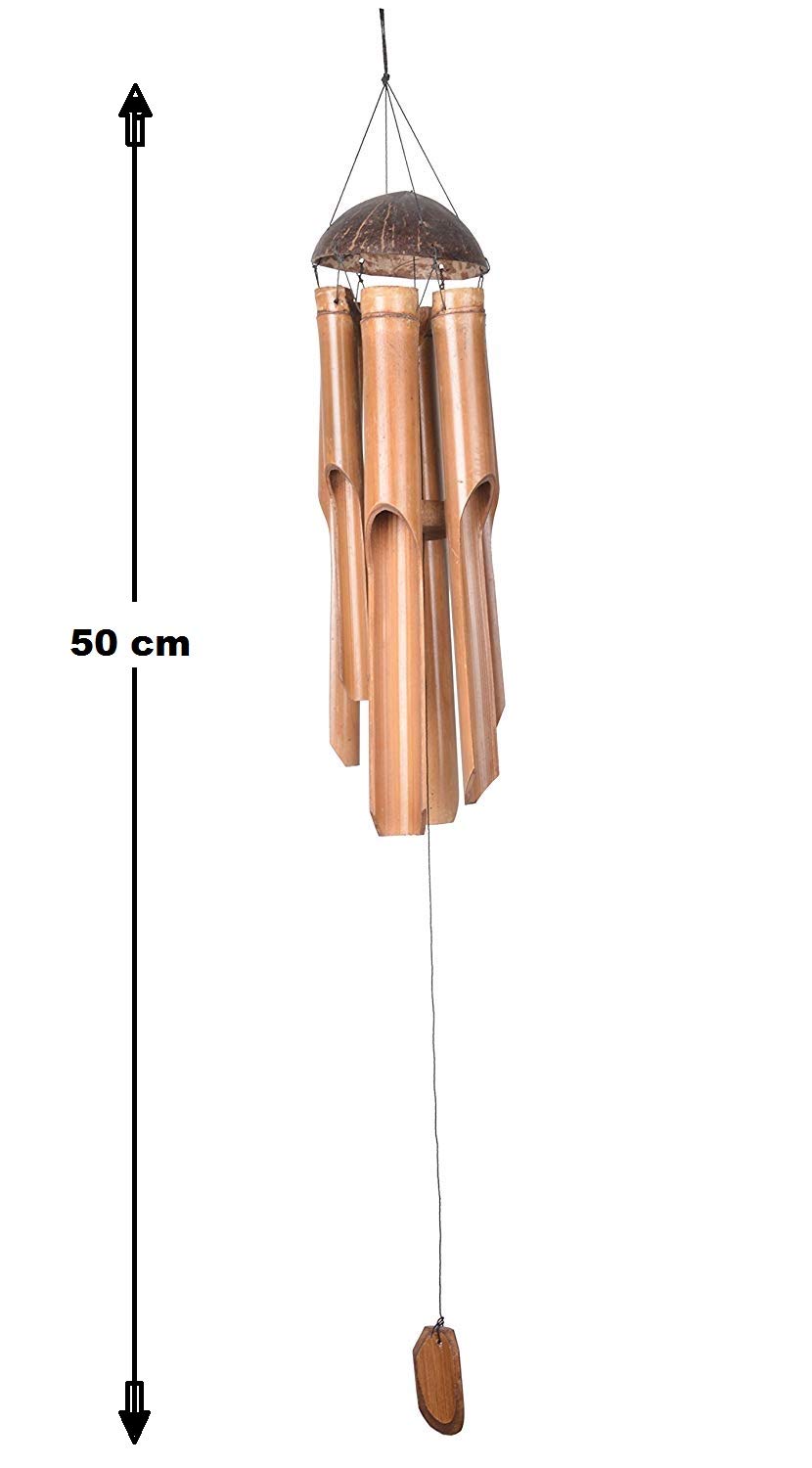 Aadhinarayana Wind Chime Bamboo 6 Strings/Bamboo Wind Chime Hand