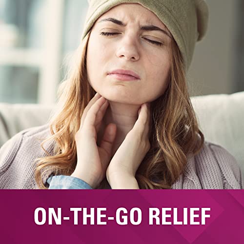 Chloraseptic Max Strength Sore Throat Lozenges, Wild Berries Flavor, 15 Count (Pack of 3)