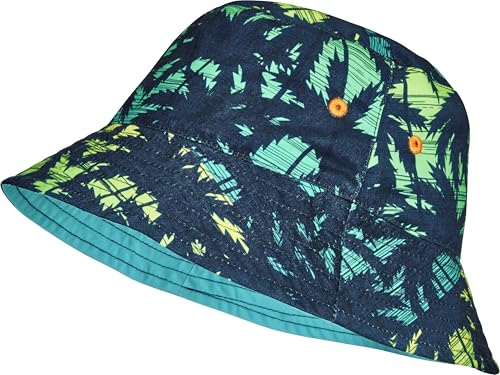 Playshoes Unisex Kinder Wendehut Sonnenhut, Surf, 53 EU