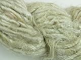 100g/ 1 Skein Recycled Banana Silk Yarn Hand-Spun Soft Yarns - Natural