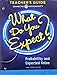 Connected Mathematics 3 What Do You Expect? Probability & Expected Value Teacher Guide, c. 2018, 9780328901043, 0328901040