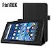 FanTEK Case For Fire 7 2015 - PU Leather Multi-Angle Stand Magnetic Cover for Amazon New Fire 5th Generation 7" Display Tablet (Black)