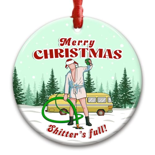 CHOANG Funny Christmas Vacation Ornament 2026 - Hilarious Cousin-Inspired Holiday Decoration, Classic Movie RV Camper Ornament, Merry Christmas Tree Humor Gift Idea