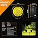 BIGLION.X 5 Inch Pair 160W Amber Round LED Offroad Lights 18800LM Amber Yellow OffRoad Lights Super Bright Amber Driving lights Fog Lights Waterproof IP68 Light Bar for Trucks Pickup 4x4 SUV ATV UTV