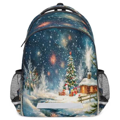 Sac à dos Merry Christmas 20L pour toute la famille, idéal pour l'école et les sorties de Noël