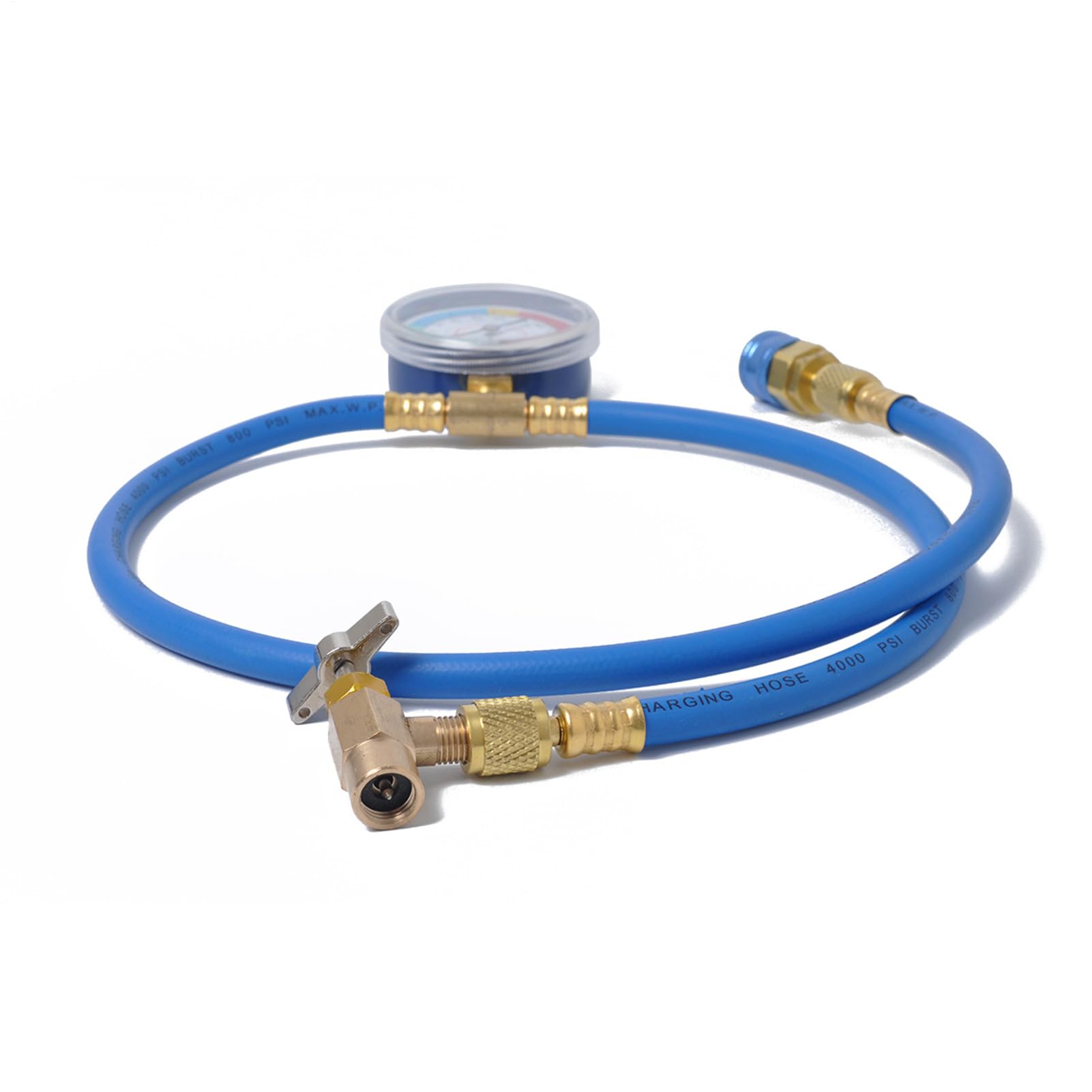 Kit Ricarica Gas R134a Car. Rec. Test Rip. Man. | Kit Ricarica Smart AC R134a Diagnostica Raffreddamento Riparazione Cavi Auto Forniture Ricambio Auto E Casa