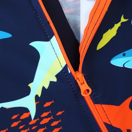 Image of XFGIRLS Baby Boys Swimsuit Toddler Sunsuit UPF 50+ Sun Protection One Piece Beach