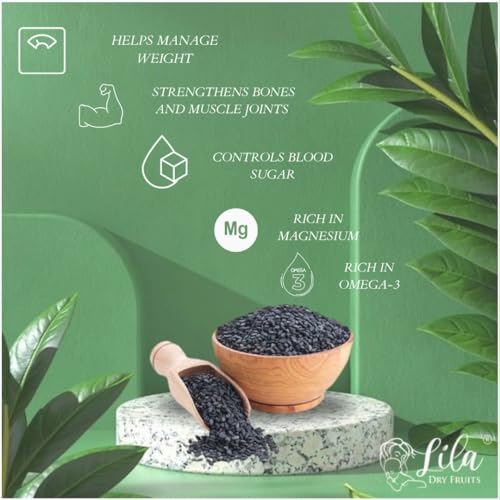 Image of LILA DRY FRUITS Basil Seeds 250 Gms Jar Pack | Raw Organic & Natural Sabja Seed | Tukmaria Beej for Diet, Rich in Proteins and Minerals | Sabza Bij Low Calorie Snack Perfect for Gifting