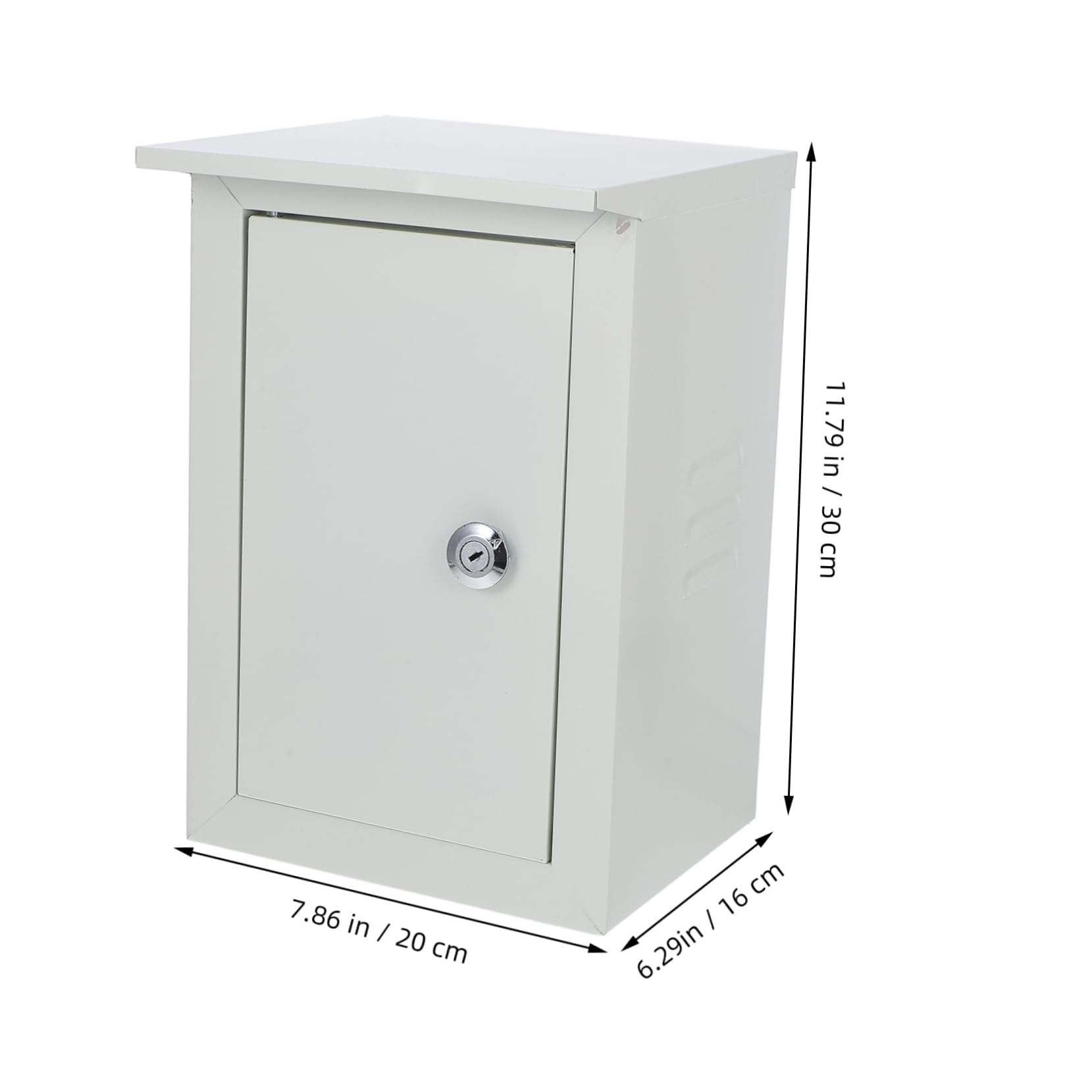 OSALADI Caja Eléctrica Exterior de Metal para Conexiones Caja de Interruptores Montada en Pared Resistente para Uso al Aire Libre 160x300x200 Mm Segura para Distribución Eléctrica