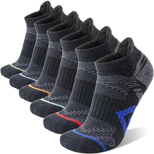 ANTSANG Merino Wool Ankle Hiking Socks Compression Warm