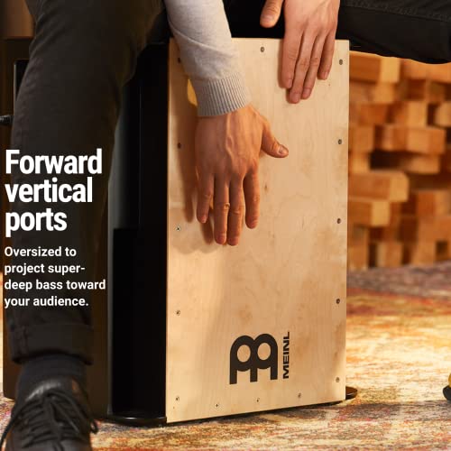 Pickup Vertical Subwoofer Bass Cajon Box Drum With Snares And Electronics For Amp Or Pa System — Not Made In China — Play With Your Hands, Baltic Birch, 2-Year Warranty #TOP4