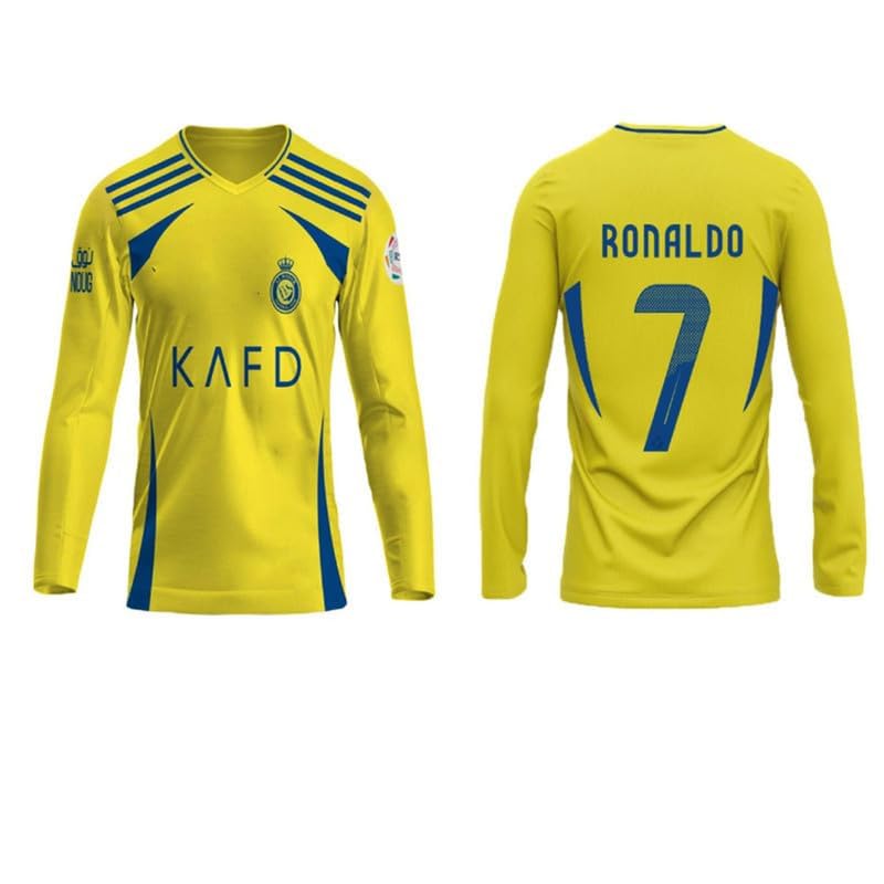 Image of New Ronaldo Jersey Al Nasser 2022 for (Men & Boys)