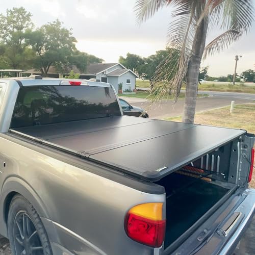 Autosaver88 MAAUTSPSNS Frp Hard Tri-Fold Truck Bed Tonneau Cover Compatible thumb #8