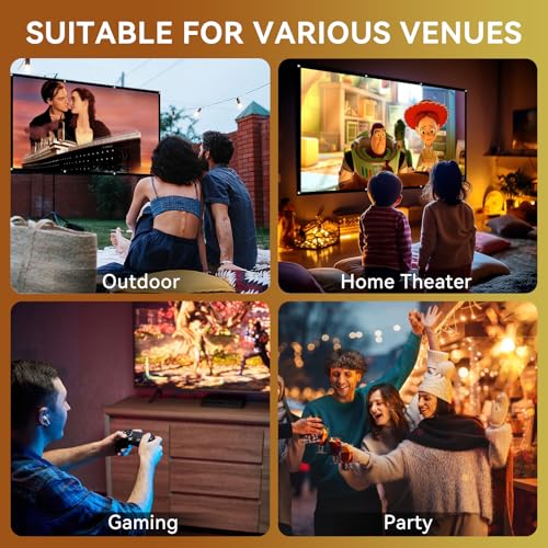Pericat Projector with WiFi and Bluetooth, Pericat 4K Supported Native 1080P Projector の商品画像 6