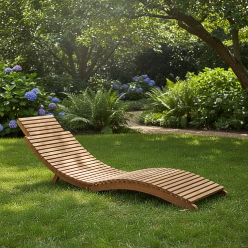 Teck'Attitude Bain de Soleil Pliant en Teck Massif Relax