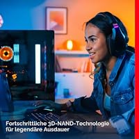 SanDisk Ultra 3D 1 TB SSD interne SSD Festplatte ( intern 2,5 Zoll, stoßbeständig, 3D NAND-Technologie, n-Cache 2.0-Technologie, 560 MB/s Übertragungsraten) Schwarz, Festkörper-Laufwerk – Ansicht 5