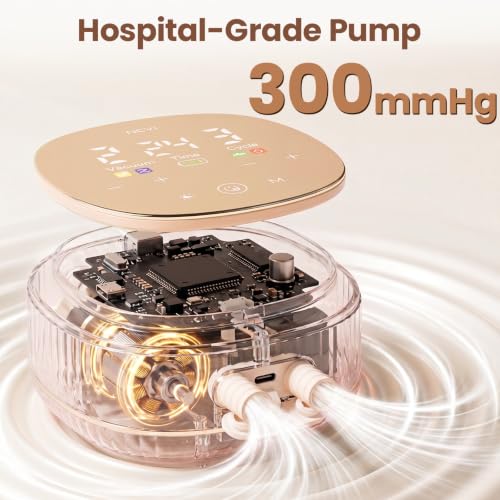 Image of NCVI Electric Breast Pump, 4400mAh Portable Breast Pump, 4 Modes 9 Levels
