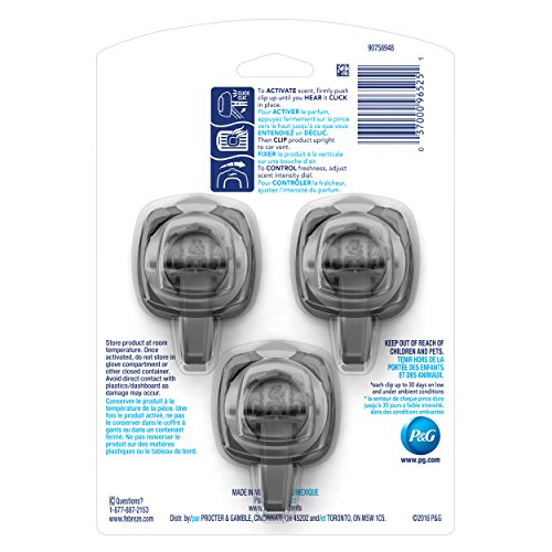 Image of Febreze Car Vent Clip Air Freshener, Gain Original, 0.037 Pound