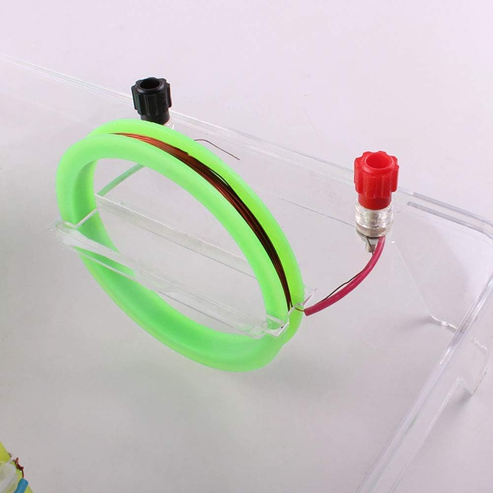 Educational Science Model Physical Current Magnetic Field Magnet Round Square Coil Iron Powder Physical Electromagnetism Experiment Teaching Instrument
