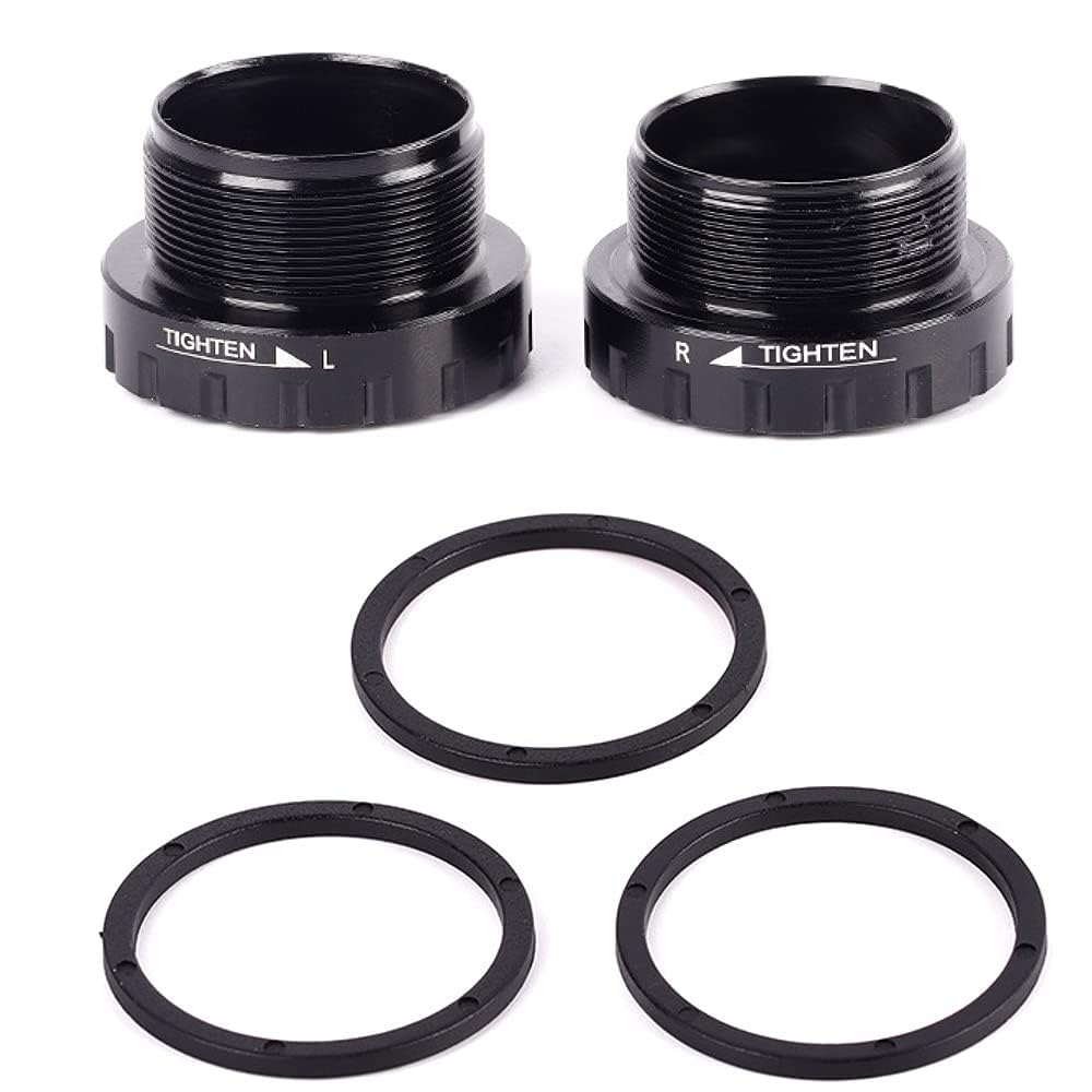 Wspornik rowerowy ze stopu aluminium 68/73 mm ze stalą Berings BSA BB do roweru szosowego MTB (czerwony)