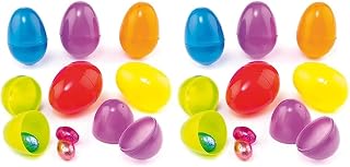 Baker Ross Uova di Plastica Colorate da Riempire di Dolcetti per la Caccia alle Uova...