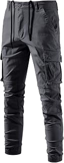 BGFIPAJG Lightweight Walking Trousers for Men UK Cargo Pants Men UK Mens Casual Breathable Youth Solid Color Versatile Trousers Cargo Pants Waterproof Trousers Mens