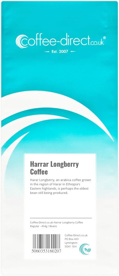 Coffee Direct Harrar Coffee Beans 454 g