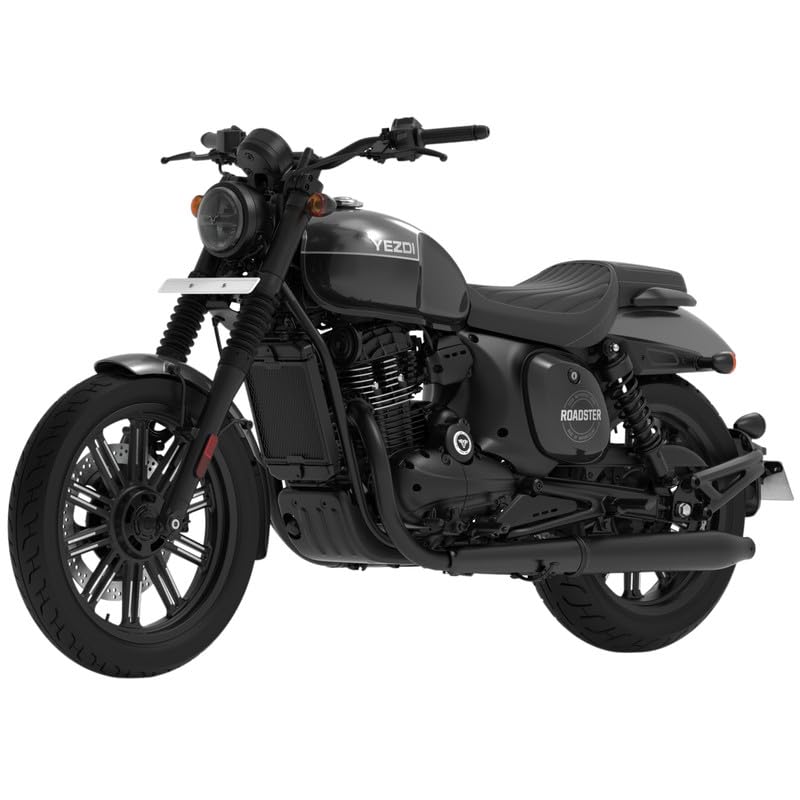 Image of YEZDI Roadster Disc Bike Smoke Grey Alloy Wheels Booking for Ex-Showroom Price