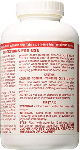 Thrift Marketing GIDDS-TY-0400879 Drain Cleaner 2 lb (Sіnglе pасk)