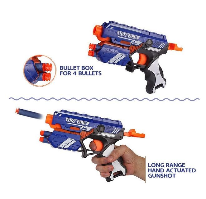 Image of Automatic Gel Blaster Toy Gun for Kids with Gel Blaster Balls Rechargeable Battery Operated Outdoor Electric Target Game Toys for Best Birthday Gift (MINI Gun - 1)