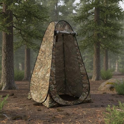 Tienda ducha portátil rockible impermeable con montaje rápido y estructura de privacidad 7