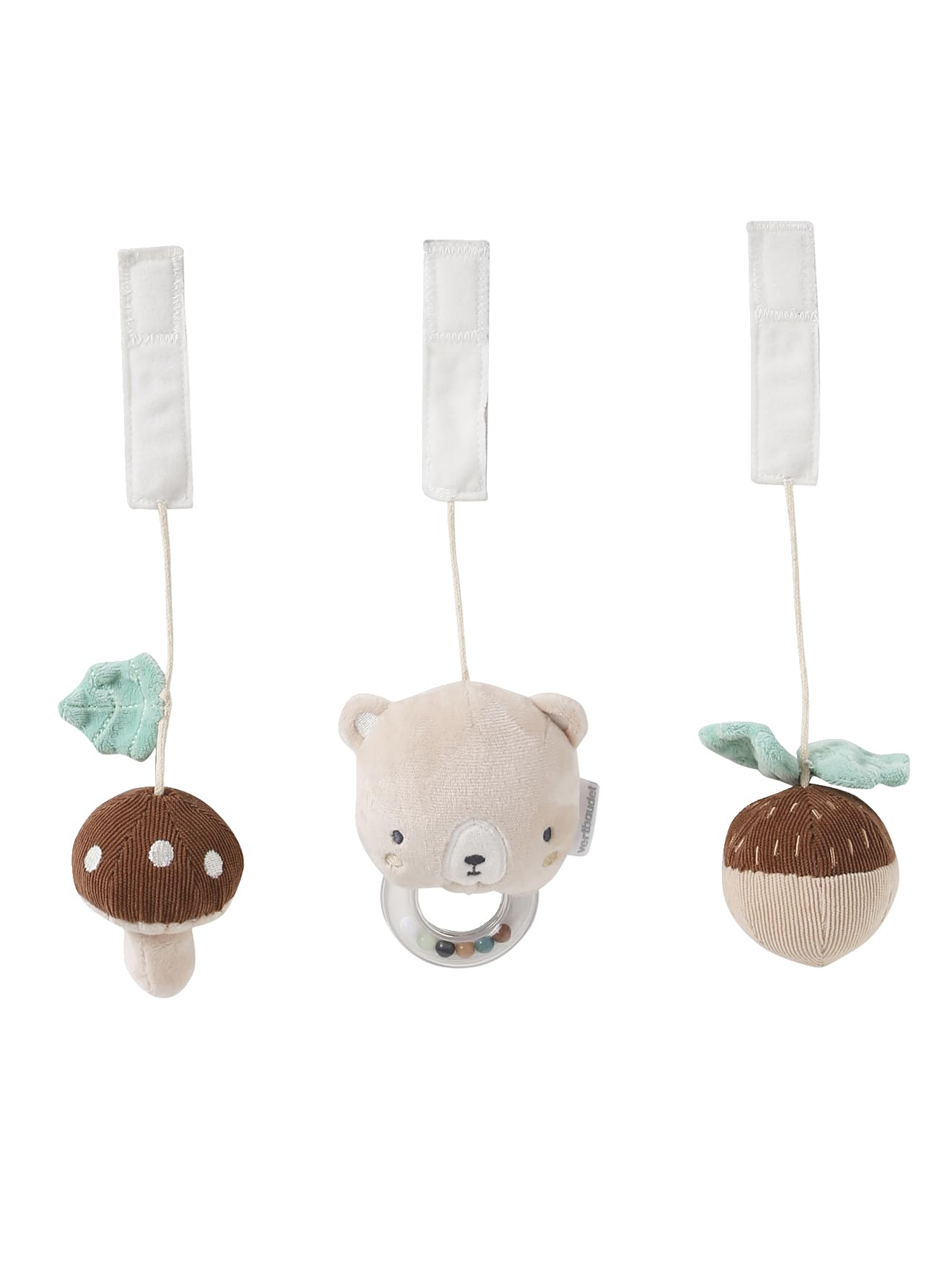 VERTBAUDET Baby Spielbogen aus Holz FSC® braun/grüner wald/bär