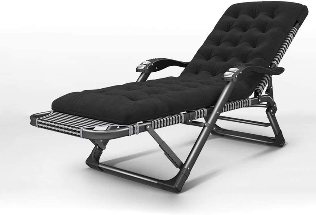 Chaises inclinables heavy duty textoline pour jardin extérieur et terrasse avec coussins