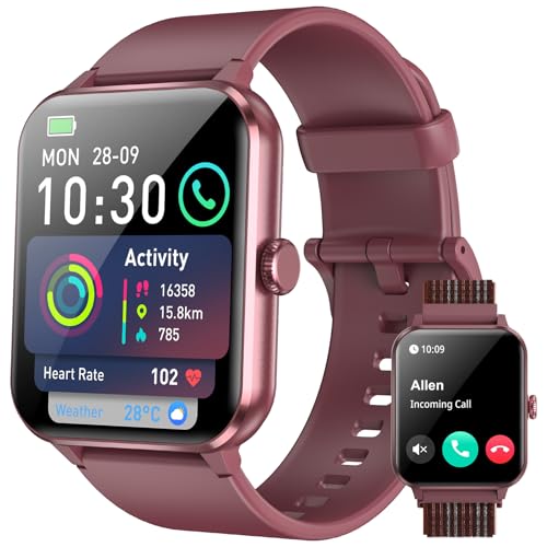 IOWODO Smartwatch Kinder-2G SIM mit Spiele Anruf Funktion SOS Kamera Musik Schrittzähler Taschenlampe Wecker-Kids smart Watch telefonieren Geschenk für Jungen und Mädchen 3-12 Jahre (Schwarz)