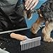 POPETPOP Pet Dog Hair Rake Grooming Brush for Dogs Shedding Dematting Rake Dog Grooming Rake Dog Rake Brush Dog Brush for Grooming Rake Brush for Dogs Bridegroom Clean Comb Wooden