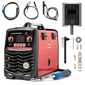 TIGMIG Inverter-lasapparaat MIG/MAG (met of zonder gas) + flux (vuldraad) + MMA (elektrisch)