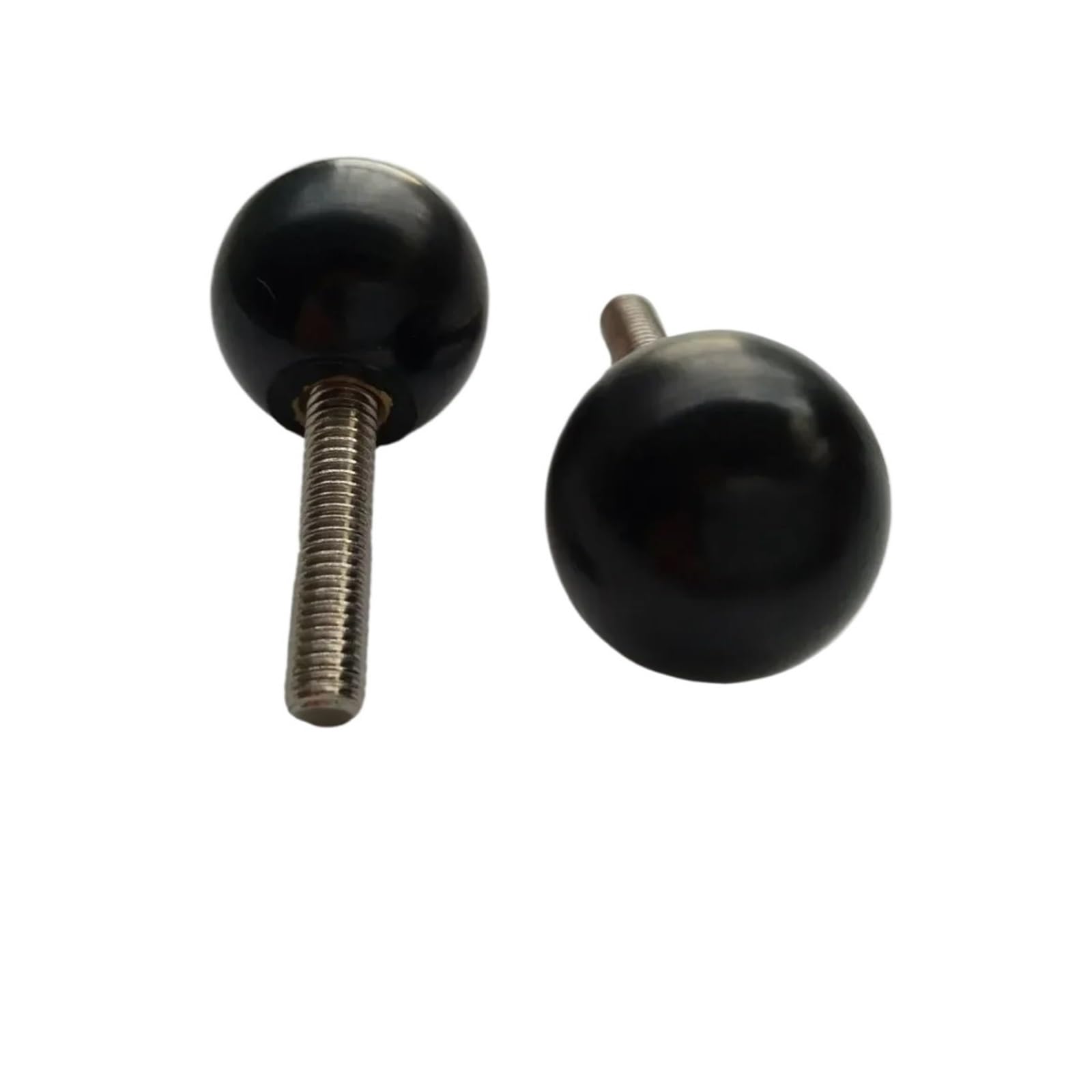 M5x (długość 10 mm-60 mm) plastikowa głowica kulowa ręcznie skręcona śruba uchwyt regulowany pokrętło śruby śruby czarne (M5 x 45 mm (2 szt.)