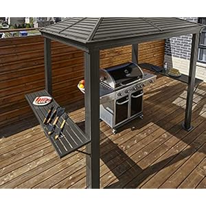   Sojag-5-x-8-Mykonos-BBQ-Grill-Gazebo-Outdoor-Weather-Resistant-Aluminum-Frame-Shelter-Dark-Grey