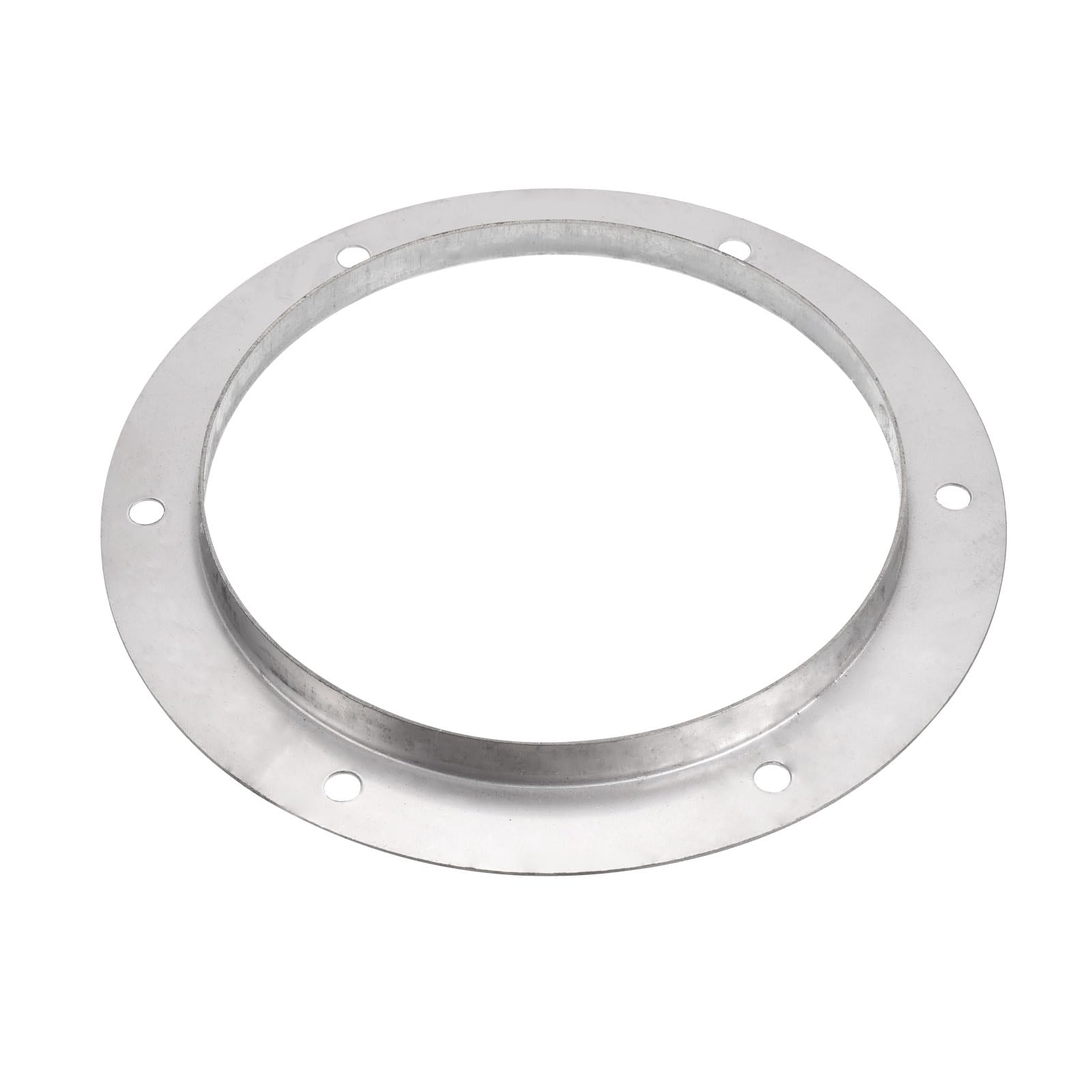 PATIKIL 7" Duct Connector Flange, Straight Pipe Exhaust Flange Stainless Steel Duct Mounting Plate for Heating Cooling HVAC Ventilation - Image 3