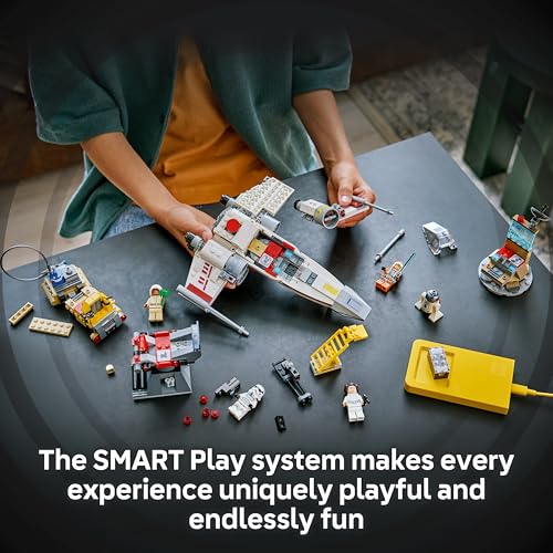 LEGO Star Wars SMART Play: Luke’s Red Five X-Wing 75423 | All-in-One Building Set w/ SMART Brick, Interactive Toys for Boys & Girls, Ages 6+, 5 SMART Tags & 5 Minifigures, 581 Pieces - image 6
