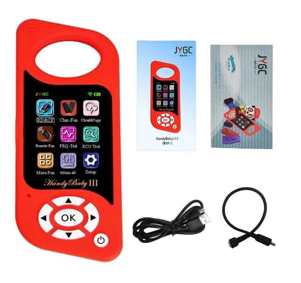 Handy Baby III Dupliqueur de clé de voiture portable et programmeur de clé automatique pour puces 4D/46/48/G/KING/Red, copie de puce 96 bits 48 puces